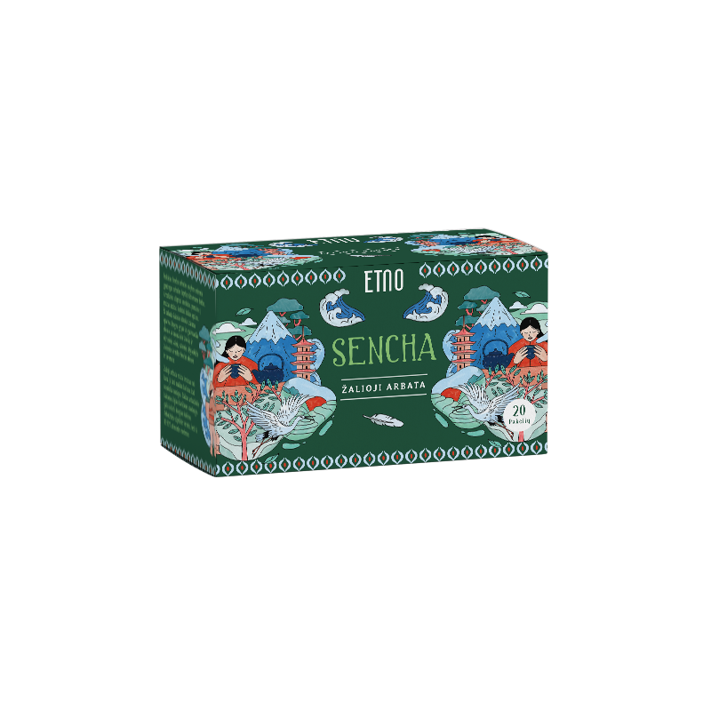 Sencha green tea, ETNO, 20 tea bags