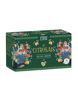 Green tea with citrus, ETNO, 20 tea bags