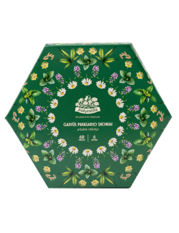 Fresh Spring Flavours tea selection box, Žolynėlis, 60 tea bags, 6 flavours