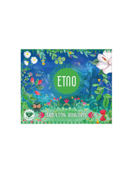 Tea selection box, ETNO, 40 tea bags, 4 flavours