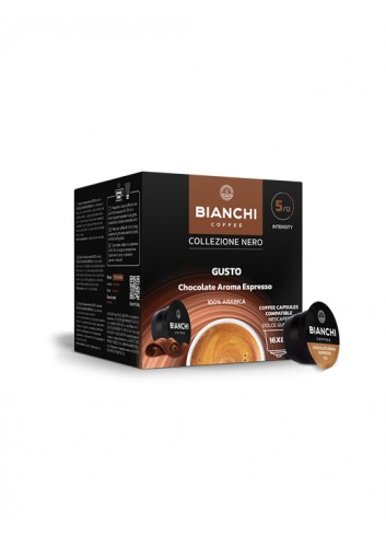 Kavos kapsulės BIANCHI Nero Gusto Choco Aroma, Dolce Gusto®, 16 vnt.