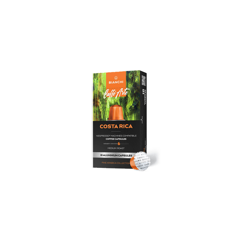 Kavos kapsulės Bianchi Caffè Arte Costa Rica coffee capsules NP, 10 vnt.