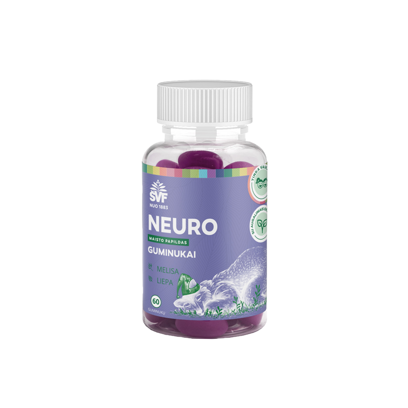 Neuro gummies for children, for the nervous system, Švenčionių vaistažolės, 60 pcs