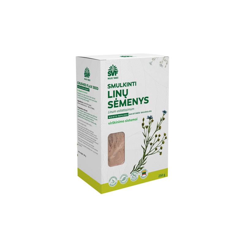 Smulkinti linų sėmenys, ŠVF, 250 g