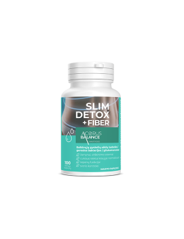 Slim detox fiber+ fibre capsules for the bowel, Acorus Balance, 100 pcs