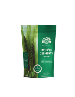 Wheatgrass powder for the digestive system, Žolynėlis, 200 g