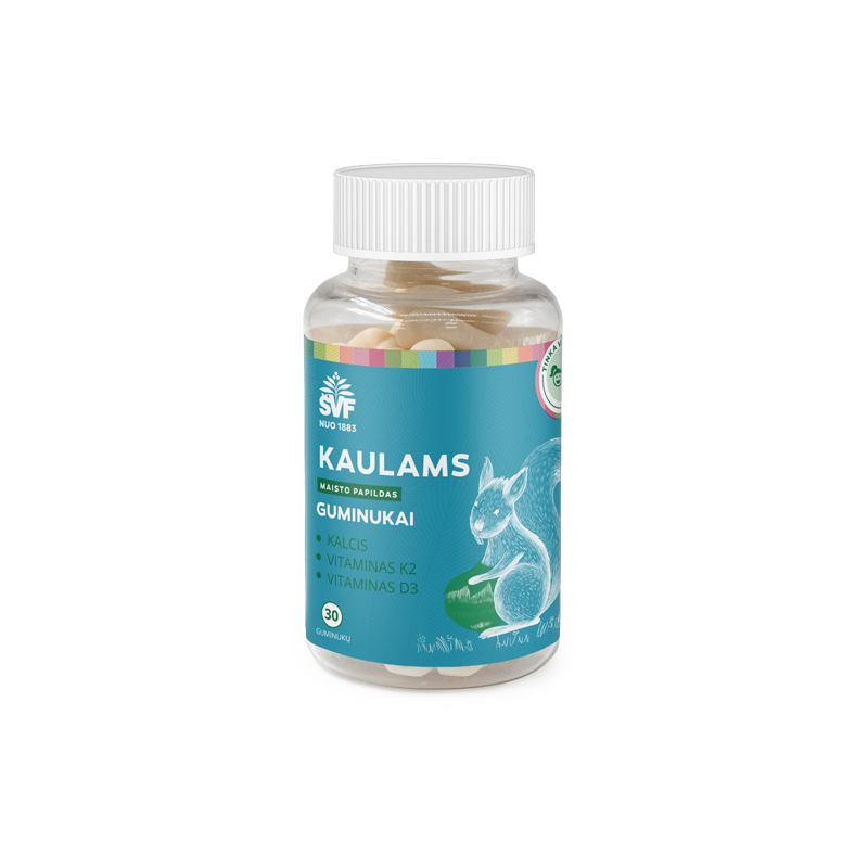 Gummies for children's bones, Švenčionių vaistažolės, 30 pcs