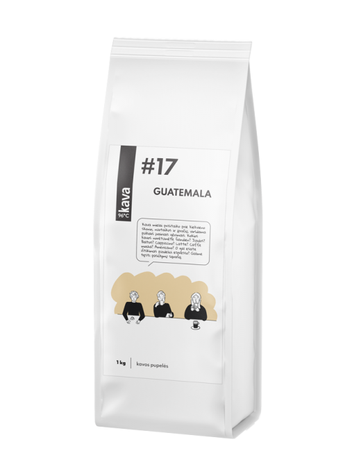 Guatemala (SHB) skrudintos kavos pupelės KAVA96, 1 kg
