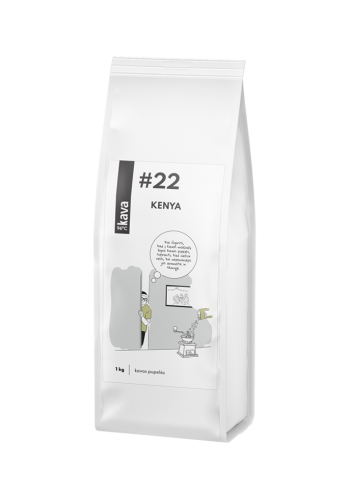 Nr.22, Kenya (AA) skrudintos kavos pupelės