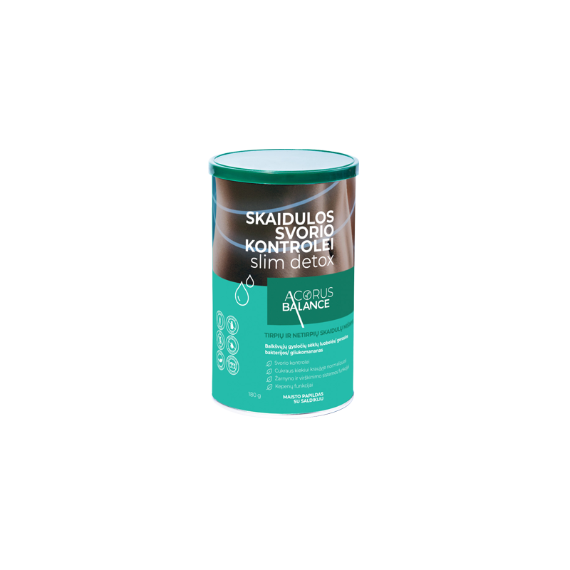 Slim detox fibre for weight management, Acorus Balance, 180 g