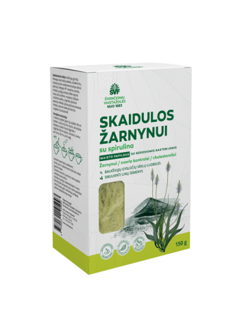 Skaidulos žarnynui su spirulina, Švenčionių vaistažolės, 150 g