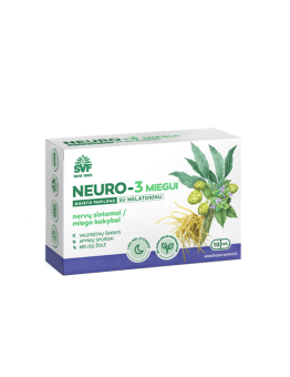 Neuro-3 sleep capsules with melatonin, Švenčionių vaistažolės, 10 pcs
