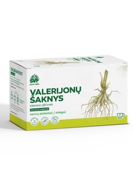 Valerian root, herbal tea for the nervous system / sleep, Švenčionių vaistažolės, 24 tea bags