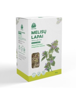 Lemon balm leaf herbal tea, Švenčionių vaistažolės, 50 g