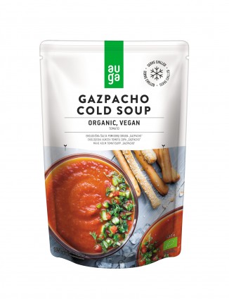 Ekologiška šalta pomidorų sriuba „Gazpacho“ AUGA, 400g.