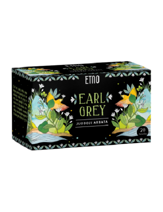 Juodoji arbata Earl Grey ETNO, 20 vnt.