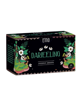 Juodoji arbata Darjeeling ETNO, 20 vnt.